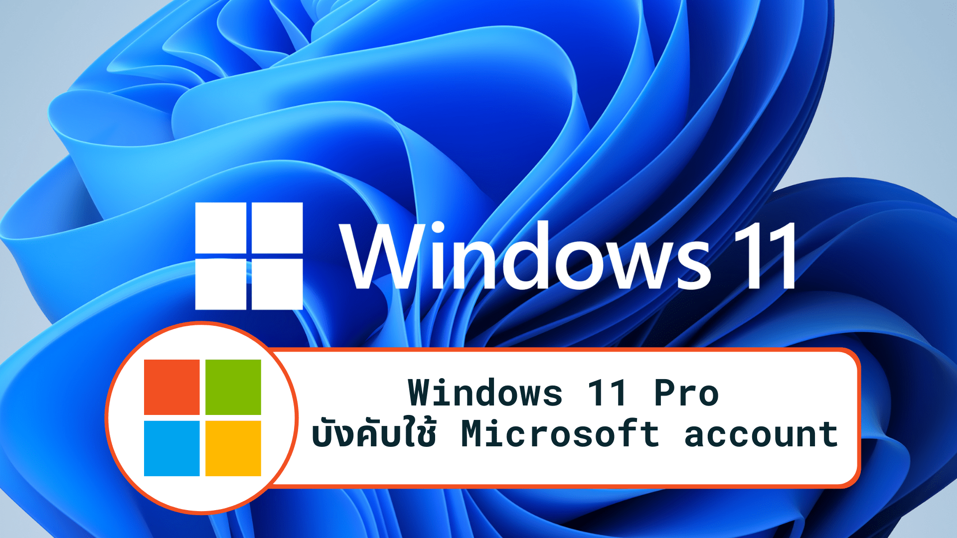 Windows 11 Pro บังคับใช้ Microsoft account